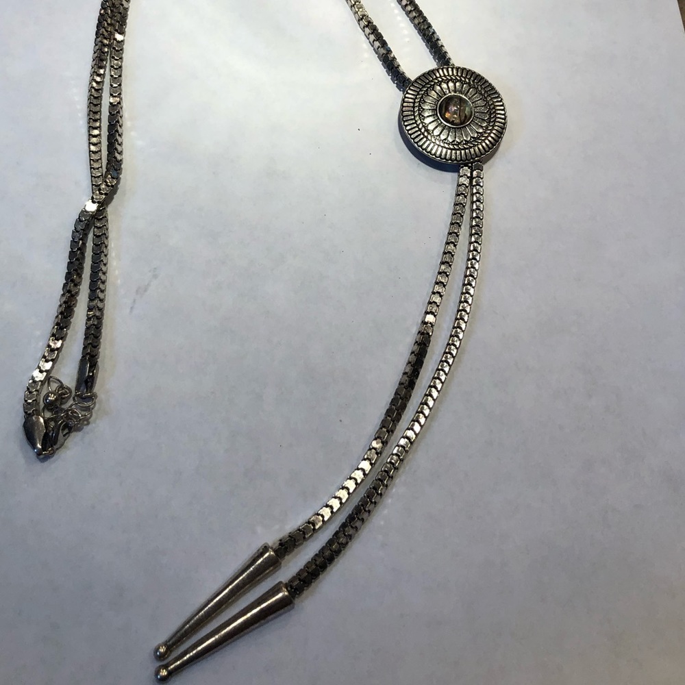 Long very different bolo tie necklace never worn